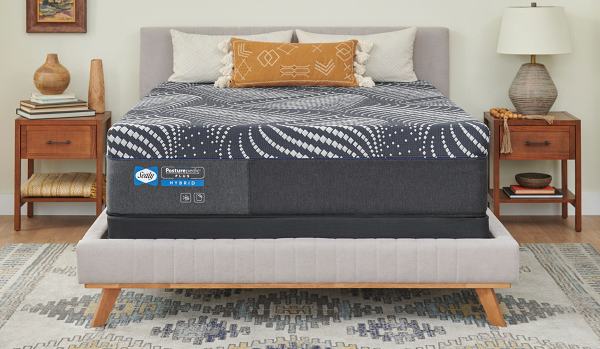 Mattress stack of Sealy® posturepedic mattresses